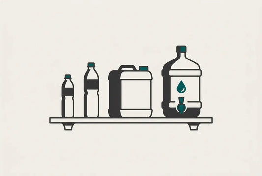 Professional header image for comparison analysis: Which Spring Water Format Is Right for Your Home? 600ml, ...