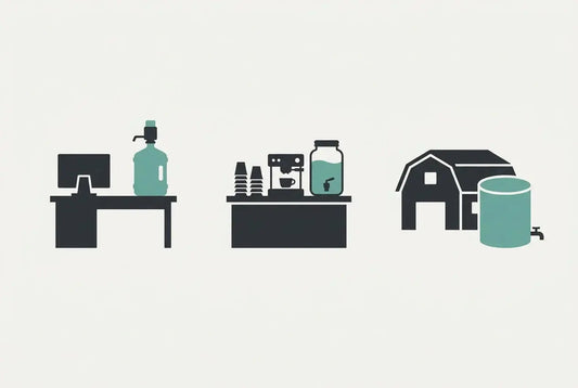 Professional header image for comparison analysis: Spring Water Delivery for SA Businesses: Office, Hospital...