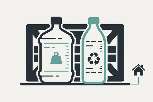 Professional header image for comparison analysis: Glass Spring Water Bottles: Are They Worth the Premium fo...