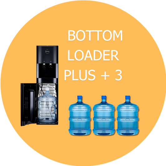 Bottom Loader + 3 Free Returnable Bottle