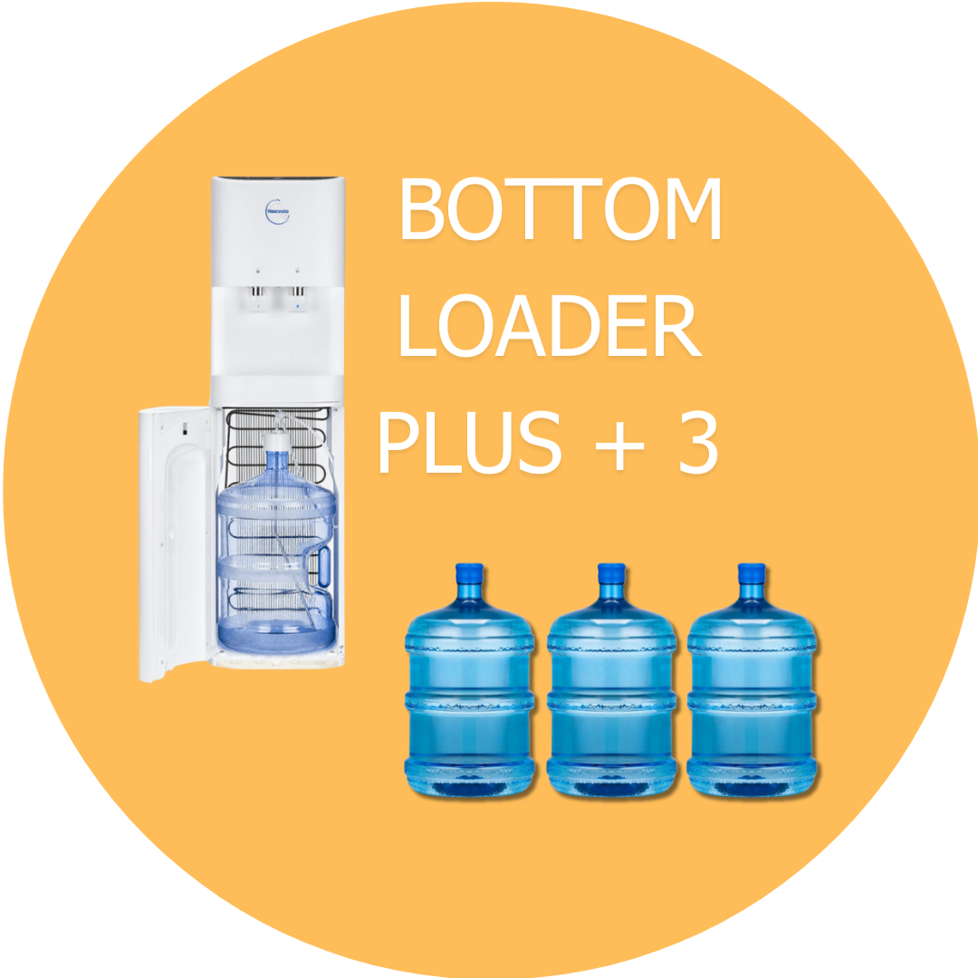 Bottom Loader + 3 Free Returnable Bottle