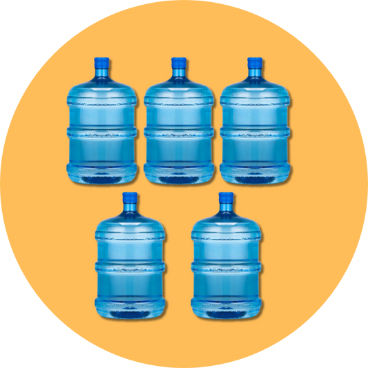 5 Pack - Fleurieu Spring Water 15LRT RETURNABE  Pure South Australian Spring Water